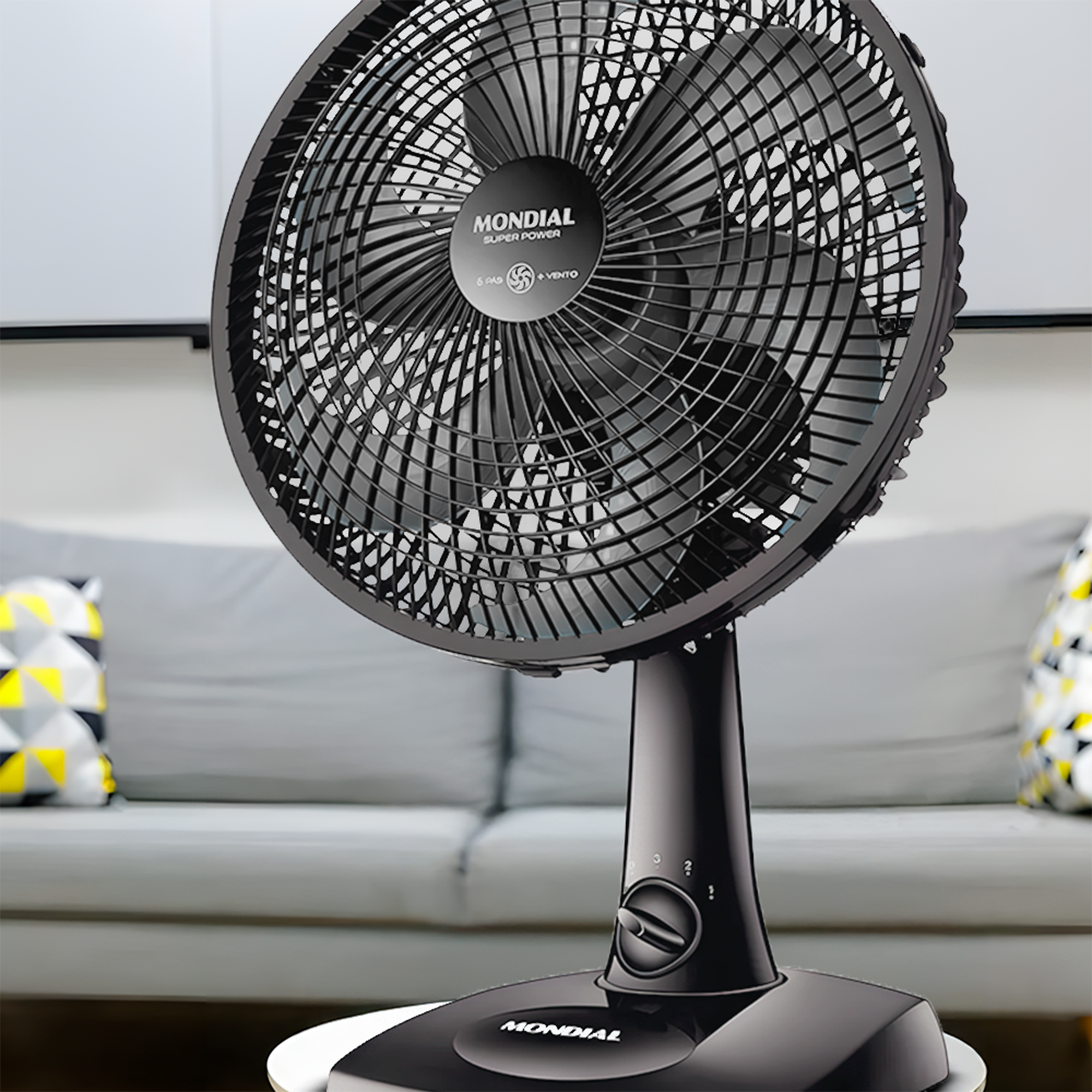 Ventilador Mondial 30cm Super Power Vsp-30-B 60W 3 Velocidades Ventilador Mondial 30cm Super Power Vsp-30-B 60W 3 Velocidades